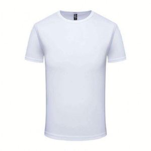 Casual Jersey Fabric Blank Design T-Shirt Soft Polyester Heat-Transfer Printed Custom Logo Quick Dry Fit Men - Product Image 3