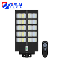 Lampu Jalan Tenaga Surya Terpadu LED All in One, Sensor Gerak Jarak Jauh, Tahan Air IP67, Baterai LiFePO4 500W 800W 1000W, Promo Panas