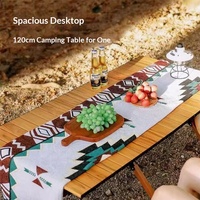 Table de barbecue portable pliable pour camping, pique-nique, marché nocturne, stand de vente, mobilier rectangulaire facile à ranger pour voiture
