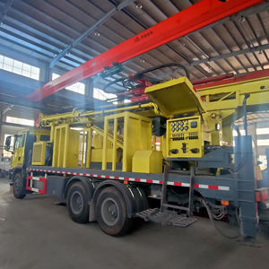 Fahrzeugmontierte Integrierte Bohranlage SC1200m Neue Großformatige Tiefbohranlage mit Luftkompressor-Motorpumpe - Product Image 4