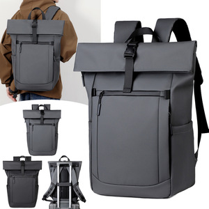 Sac à dos pour ordinateur portable imperméable pour hommes d'affaires, avec <span class=keywords><strong>bandoulière</strong></span> incurvée, grande capacité, pour les voyages d'affaires et l'utilisation en extérieur - Product Image 1