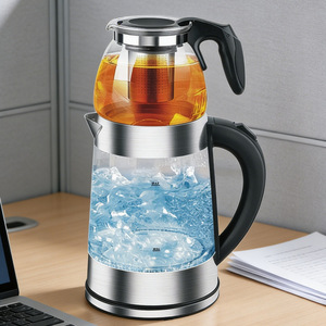 Bouilloire Électrique Double Paroi 2L+ avec Arrêt Automatique et Protection Anti-Ébullition à Sec, pour Infusion de Thé et Chauffe-Eau - Product Image 3