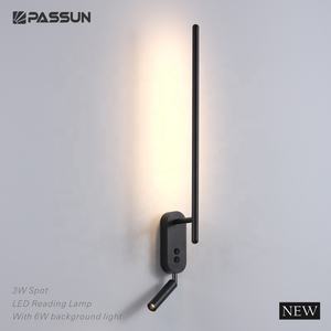 <span class=keywords><strong>Applique</strong></span> murale LED réglable, luminaire d'intérieur, éclairage de qualité supérieure, idéal pour une chambre à coucher ou un hôtel, 6w plus 3w, nouveau modèle 2020 - Product Image 5