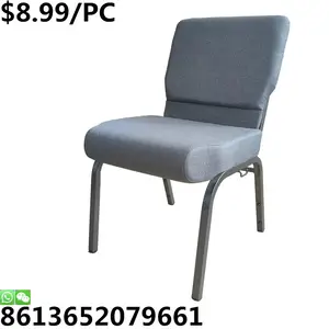 Fashion Home Hotel Event Indoor Fabric Metal Dining Church Chair