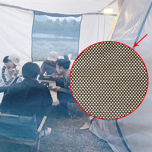<span class=keywords><strong>HOTO</strong></span> 270 Auvent latéral imperméable et coupe-vent, annexe murale pour camping extérieur, tente de camping-car avec fenêtre - Product Image 6