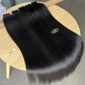 Lot de mèches de cheveux humains indiens vierges 100 % naturels, bruts, originaux, à cuticules alignées, style personnalisé, longue ondulation, pour dropshipping - Product Image 5