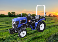 Traktor pertanian beroda mini 30HP 40HP 50HP, traktor taman murah 4x4