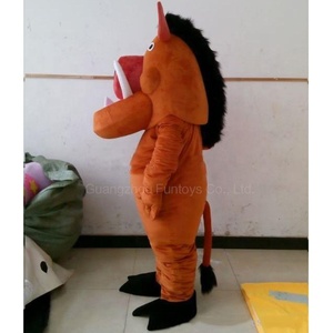 Déguisement de mascotte Funtoys CE Tongue & <span class=keywords><strong>Pumba</strong></span> Pig Timon en peluche personnage de dessin animé Halloween Traje pour adulte déguisement - Product Image 2