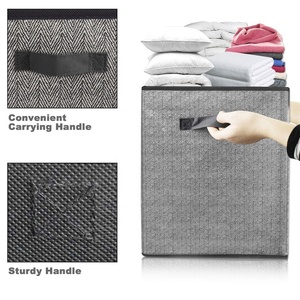 <span class=keywords><strong>Boîte</strong></span> de rangement pliable rectangulaire pour enfants et bébés, <span class=keywords><strong>en</strong></span> tissu non tissé et carton, capacité 151L, vente <span class=keywords><strong>en</strong></span> gros à prix réduit - Product Image 6