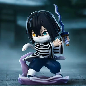 POPMART <span class=keywords><strong>Demon</strong></span> <span class=keywords><strong>Slayer</strong></span> <span class=keywords><strong>Kimetsu</strong></span> <span class=keywords><strong>No</strong></span> <span class=keywords><strong>Yaiba</strong></span> Battle Series Blind Box - Giocattoli Originali, Mystery Box, Borsa a Sorpresa, Statuetta <span class=keywords><strong>Anime</strong></span>, Ornamento - Product Image 4