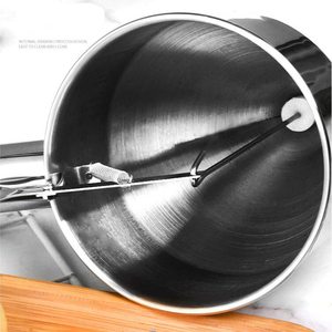 XEOLEO Distributeur de pâte à crêpes de cuisine en acier inoxydable avec support Entonnoir à piston de confiserie Pastr - Product Image 5