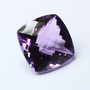 Loose Jewelry Making Gemstone Natural <b>Purple</b> Amethyst 8x8mm <b>Cushion</b> Faceted Cut Calibrated Size Genuine Amethyst Stone Wholesale - Product Image 6