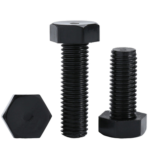 10 piezas/bolsa, Tornillos de Cabeza Hexagonal de Nylon Negro Aislados, Marca NINDEJIN, Clase 6, Estándar, Precio de Fábrica, Venta Caliente, M3 M5 M6 M12 - Product Image 3