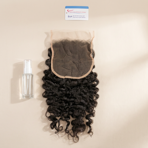 ผมลูกไม้แบบหยิกสไตล์พม่า สีดำ 100% ผมแท้เวียดนามจากผู้ผลิต - Product Image 1