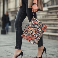 Sac de protection pour Bible tendance avec motif floral tropical, orné de coquillages et de diamants, fermeture éclair, idéal pour les voyages quotidiens, l'église, le shopping et les cadeaux