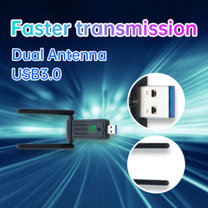Card mạng Chip: mtk7623 wifi5 <span class=keywords><strong>Adapter</strong></span> <span class=keywords><strong>600Mbps</strong></span> <span class=keywords><strong>USB</strong></span> 3.0 băng tần kép Wifi Dongle - Product Image 4