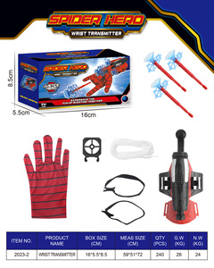 2024 Thiết Kế Mới Cosplay Spider Người Đàn Ông Đồ Chơi Giả Vờ Siêu Người Đàn Ông Cung Và Mũi Tên Launcher Shooter An Toàn Cổ Tay Đồ Chơi Trò Chơi Cho Trẻ Em - Product Image 6