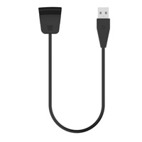 Câble de charge rapide USB QC3.0 de 100 cm pour montre connectée Alta HR avec adaptateur de station d'accueil à bouton de réinitialisation (matériau ABS/PC)