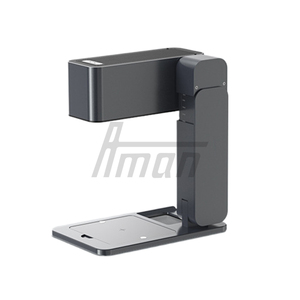 Laser <b>Engraving</b> <b>Machine</b> Fiber Laser 600mm/s Air Cooling For Metal Credit Cards Easy Operate Support DXF BMP AI - Product Image 1
