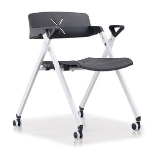 เก้าอี้ฝึกอบรมผ้าพับได้แบบไฮดรอลิกทันสมัยสำหรับผู้บริหาร - ทนทาน เลื่อนได้ รับประกัน 36 เดือน สีตามสั่ง นั่งสบาย แข็งแรง - Product Image 1
