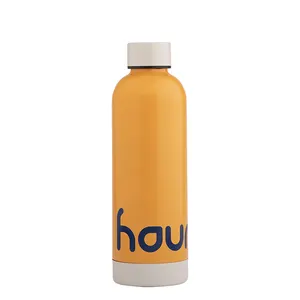 Frasco de vacío de acero inoxidable de 500 ml con logotipo personalizado, productos ecológicos sostenibles, frascos de vacío y termos