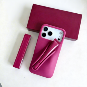 <span class=keywords><strong>Cover</strong></span> per cellulari <span class=keywords><strong>in</strong></span> silicone antiurto stile Ins per iPhone 17/16/15/14/13/12/11 Pro Max con scatola a forma di rossetto a copertura totale - Product Image 4