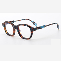 LBALunettes colorées de haute qualité Logo personnalisé Lunettes Vente en gros à la main en acétate Lunettes optiques Montures de lunettes Femmes Hommes
