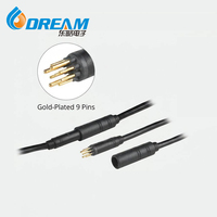 Connecteurs de câblage DREAM 9 broches femelle vers connecteur mâle batterie 9 broches Mini Din Obd 9 broches Connecteur Db9 9 broches mâle