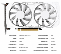 Gaming Desktop PC Computer Wholesale Factory Multi Display Studio 8GB GDDR6 8Pin 128 Bit 8nm GeForce RTX 3050 Graphics Card