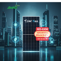 Panneau solaire Jinko 605w 630w bifacial Jinko Tiger Neo N-type Jkm-66hl4m-bdv 605~630 Watt