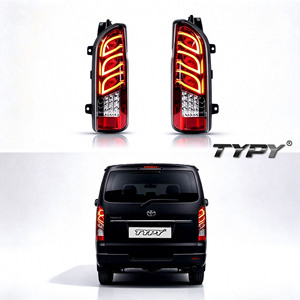 TYPY High Performance Red LED Tail <b>Lamp</b> for Toyota Hiace 2005-2016, 100W 10000LM <b>12V</b> Automotive Rear Lighting Parts - Product Image 1