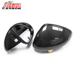 Aiska ฝาครอบกระจกคาร์บอนไฟเบอร์ด้านข้าง, อุปกรณ์เสริมสำหรับกระจกหลัง95B Porsche Macan 2014-2023 - Product Image 1