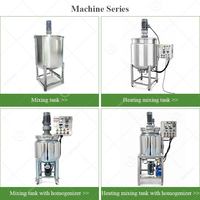 Cuve de mélange sous vide 1000L 1500L avec agitateur pour cosmétiques, savon liquide, produits capillaires et remplissage – Machine de mélange en tambour