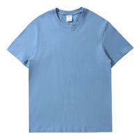 T-shirt uni en coton 200g à manches courtes, coloré, pour uniforme de classe ou tenue de travail, vente en gros à prix abordable