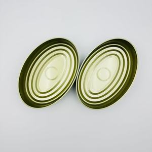 Hot New cá hình bầu dục tinplate có thể cho cá ngừ cá mòi nhai kẹo cao su Sandwich sữa bánh mì mì mì bao bì - Product Image 3