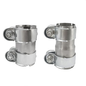 Abrazaderas para Tubo de Escape de Coche Tsinhui, 45mm-65mm, Acero Inoxidable, para Reemplazo y Reparación - Product Image 1