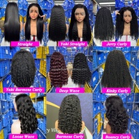 Perruque vietnamienne sans colle à densité 250 % en cheveux humains vierges, alignés, non traités, avec dentelle frontale, vente en gros directe d'usine pour femmes noires
