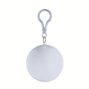 Porte-clés de camping extérieur personnalisé avec logo, étui sphérique jetable, poncho de pluie portable en plastique, porte-clés boule, poncho de pluie jetable - Product Image 2
