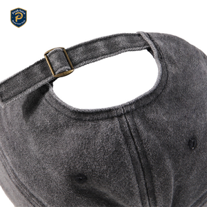 Gorra de Béisbol de Calidad <span class=keywords><strong>PA</strong></span> con Logotipo Personalizado Bordado, Gorra Deportiva Vintage de 6 Paneles, Gorras de Papá de Mezclilla Lavada de Algodón - Product Image 4