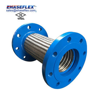 FM cấp giấy chứng nhận giá rẻ <span class=keywords><strong>SS</strong></span> sóng bện linh hoạt nối ống Ống mặt bích ống thổi linh hoạt Doanh giảm tiếng ồn - Product Image 2