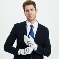 Gants de signalisation réfléchissants double face en polyester haute visibilité pour la sécurité routière et les travaux de sécurité