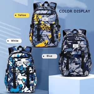 2025 mới thời trang không thấm nước sinh viên Ba lô cho thanh thiếu niên và trẻ em thoải mái với dây kéo đóng cửa và đẹp phim hoạt hình thiết kế - Product Image 6