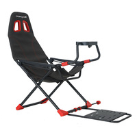 Siège de jeu de course professionnel GY018-3 en acier pour fauteuil roulant, support pliable pour simulateur de course Logitech G920 G29 T150 avec support de levier de vitesses