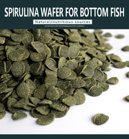 Nourriture pour poissons en spiruline en forme de gaufrettes, nourriture pour poissons en algues