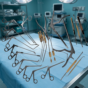BISONS WHOLESALE FESS Ensemble d'instruments endoscopiques pour chirurgie des sinus ORL en acier inoxydable allemand certifié CE Classe I Haute Qualité - Product Image 2