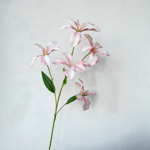 Wholesale High Quality Realistic <b>Silk</b> Flame Orchid <b>Artificial</b> <b>Flower</b> Single Stem for Home Wedding Party Decoration - Product Image 6