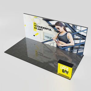 Alta calidad, marco de aluminio Modular ligero de 10x20 pies, pantalla de publicidad portátil, caja de luz LED SEG, cabina de Feria Comercial retroiluminada - Product Image 5