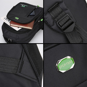 Ty Fashionbag Men's <b>Backpack</b> <b>Large</b> Capacity Multifunctional Waterproof Lightweight Travel Commute School Bag Black 36-55L - Product Image 2