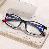 13017 1pc PC cadre carré bleu lumière bloquant presbytie unisexe hommes femmes lunettes correctives lunettes de lecture