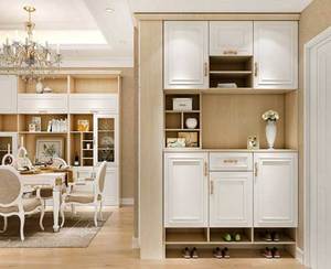 Armoire à chaussures en bois d'ingénierie au design minimaliste de haute qualité, résistante aux rayures - pour la maison, le salon, la chambre, l'entrée, l'hôtel, le centre commercial - Product Image 1